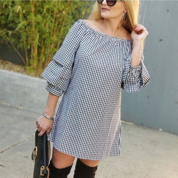 Checkered Tunic Dress - Picture 6 of 9